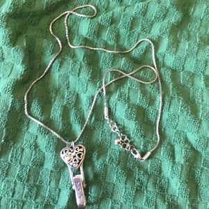 Britain necklace silver great shape hook to end